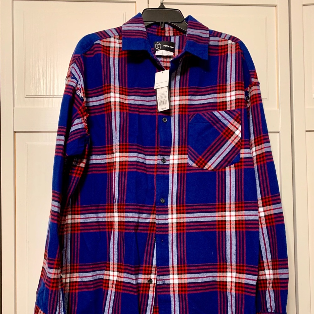 Men’s Large flannel shirt NWT